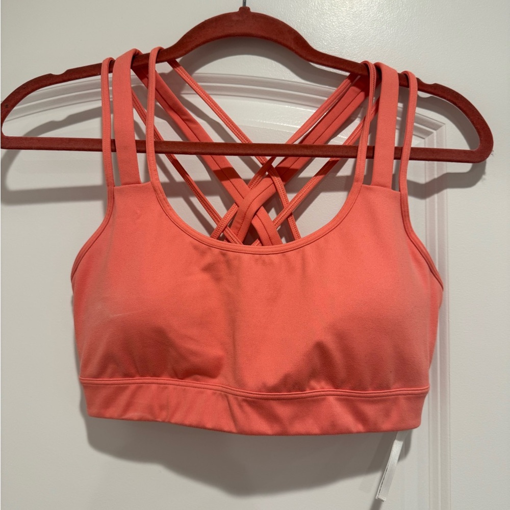 Victoria’s Secret Coral Strappy Sports Bra